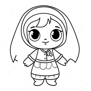 Schattige Mira Personage Kleurplaat 99420 38231