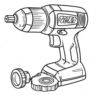 Glanzende Elektrische Gereedschappen Kleurplaat 99601 38375