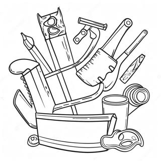 Leuke Bouwgereedschappen Kleurplaat 99603 38383