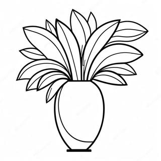 Eenvoudige Moderne Vaas Kleurplaat 99912 38622
